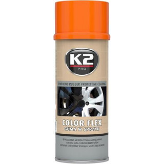K2 COLOR FLEX 400 ml (oranžová) - ochranný nátěr ze syntetického kaučuku