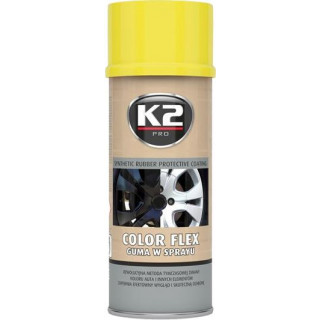 K2 COLOR FLEX 400 ml (žlutá) - ochranný nátěr ze syntetického kaučuku