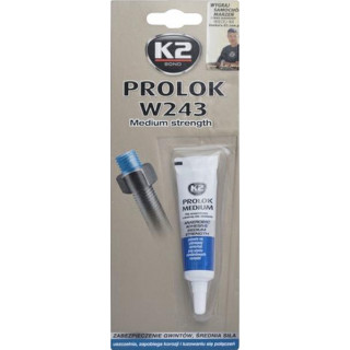 K2 PROLOK MEDIUM TYPE 243 - 6 ml - fixátor šroubových spojů (modrý)