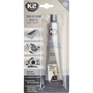 K2 SILICONE GREY 85 g - silikon pro utěsnění části motoru při montáži