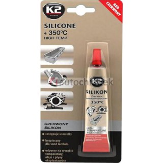 K2 SILICONE RED 21 g - silikon pro utěsnění části motoru při montáži