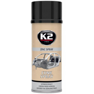 K2 ZINC SPRAY 400 ml - zinkový sprej (antikorozní údržba)