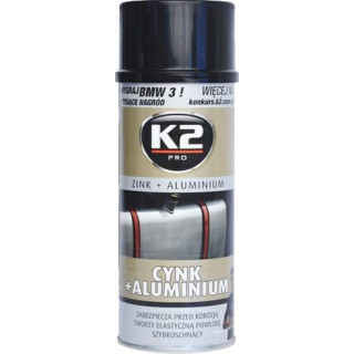 K2 ZINK + ALUMINIUM 400 ml - ochrana svařovaných a řezaných míst proti korozi