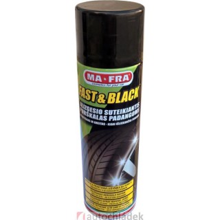 MA-FRA FAST & BLACK leští a ochraňuje pneu 500 ml