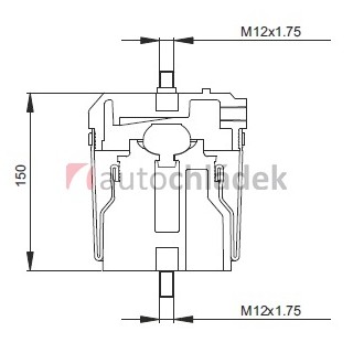 Měch pérování kabiny IVECO E.TECH 440E42