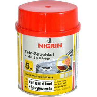 NIGRIN FEIN-SPACHTEL 250 g - vyhlazovací tmel (245 g + vytvrzovač)