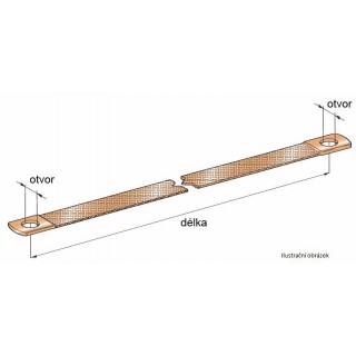 Pásek kostřící CU 330 délka/15 průřez/10,4 otvor