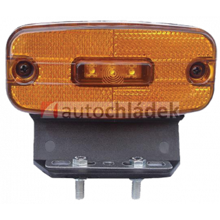 Svítilna poziční LED 110x51 oranžová + držák