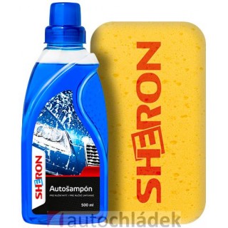 SHERON Autošampon 500 ml + houba